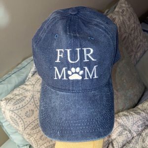 Ladies ball cap dog mom